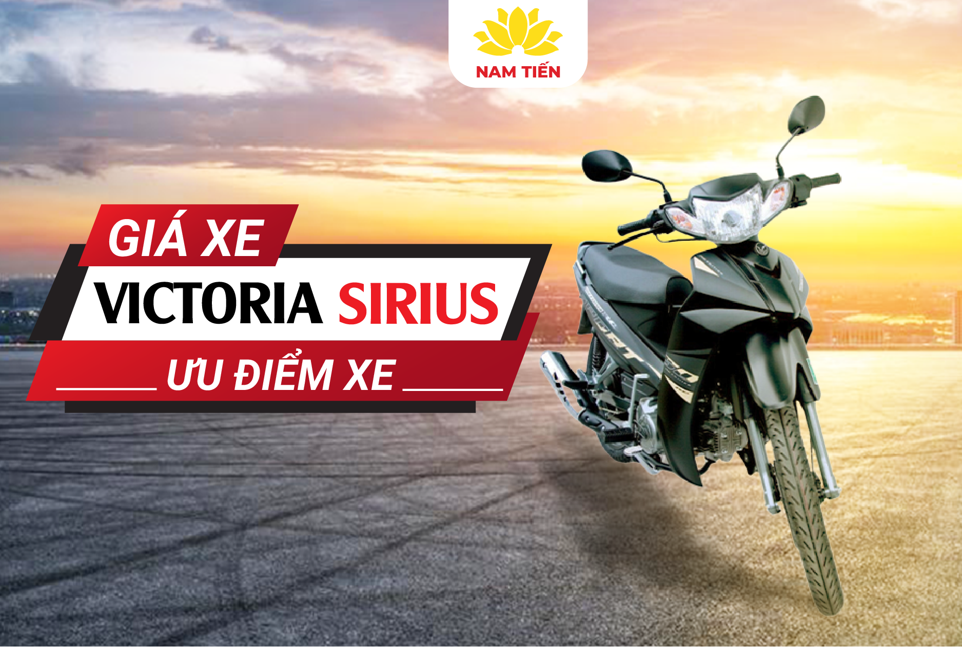 Giá xe Sirius 50cc giá bao nhiêu? Ưu điểm xe Sirius 50cc