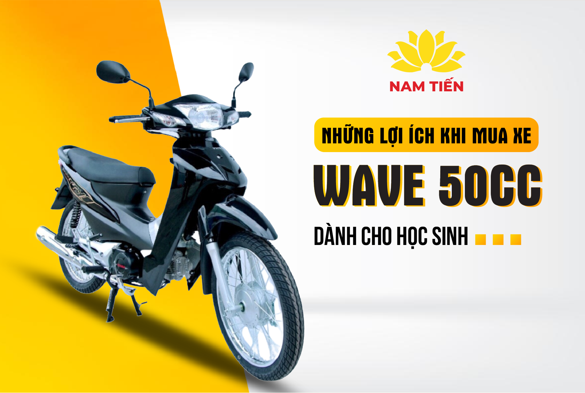 Những lợi ích khi mua xe Wave 50cc dành cho học sinh