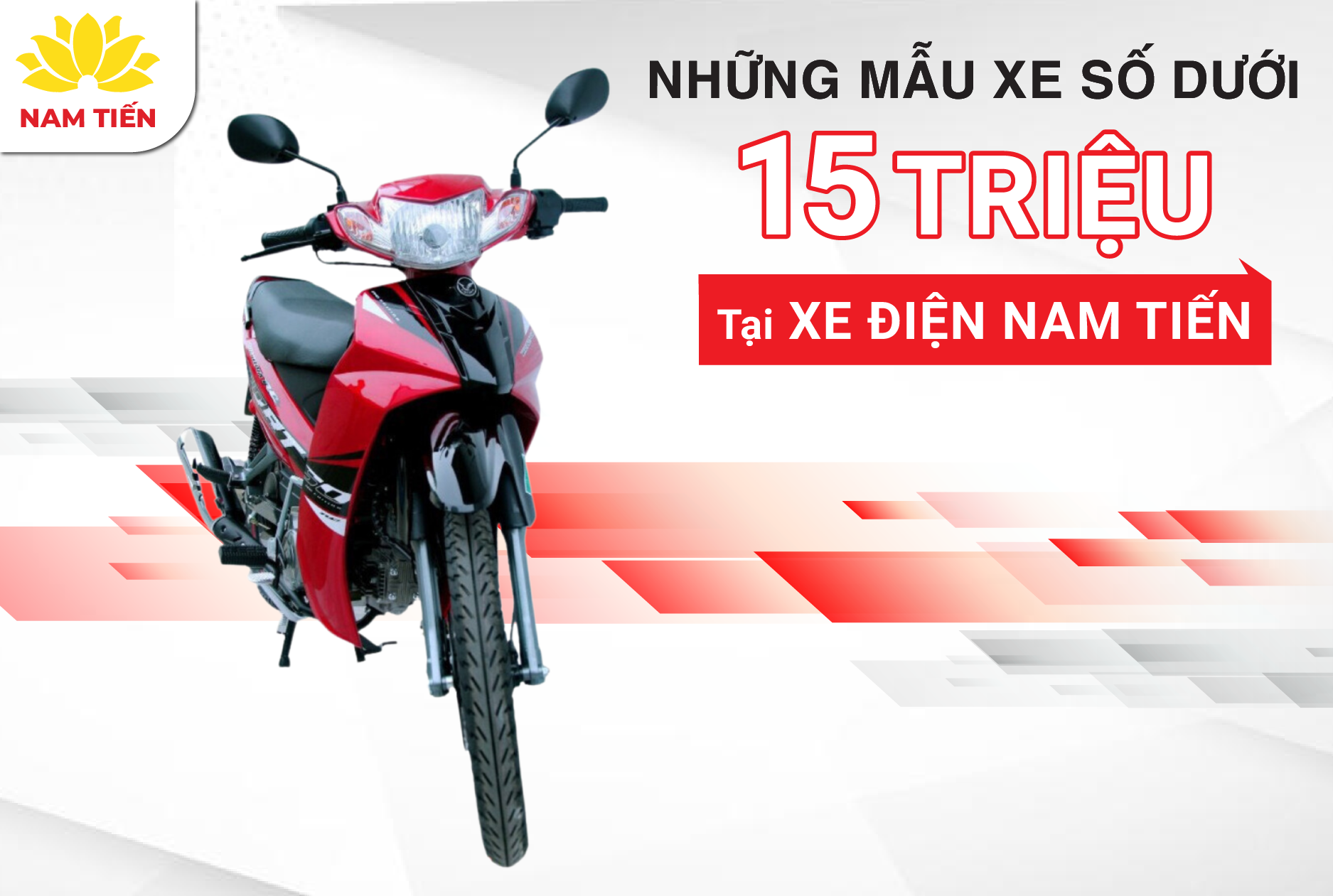 Những mẫu xe số dưới 15 triệu tại Xe điện Nam Tiến