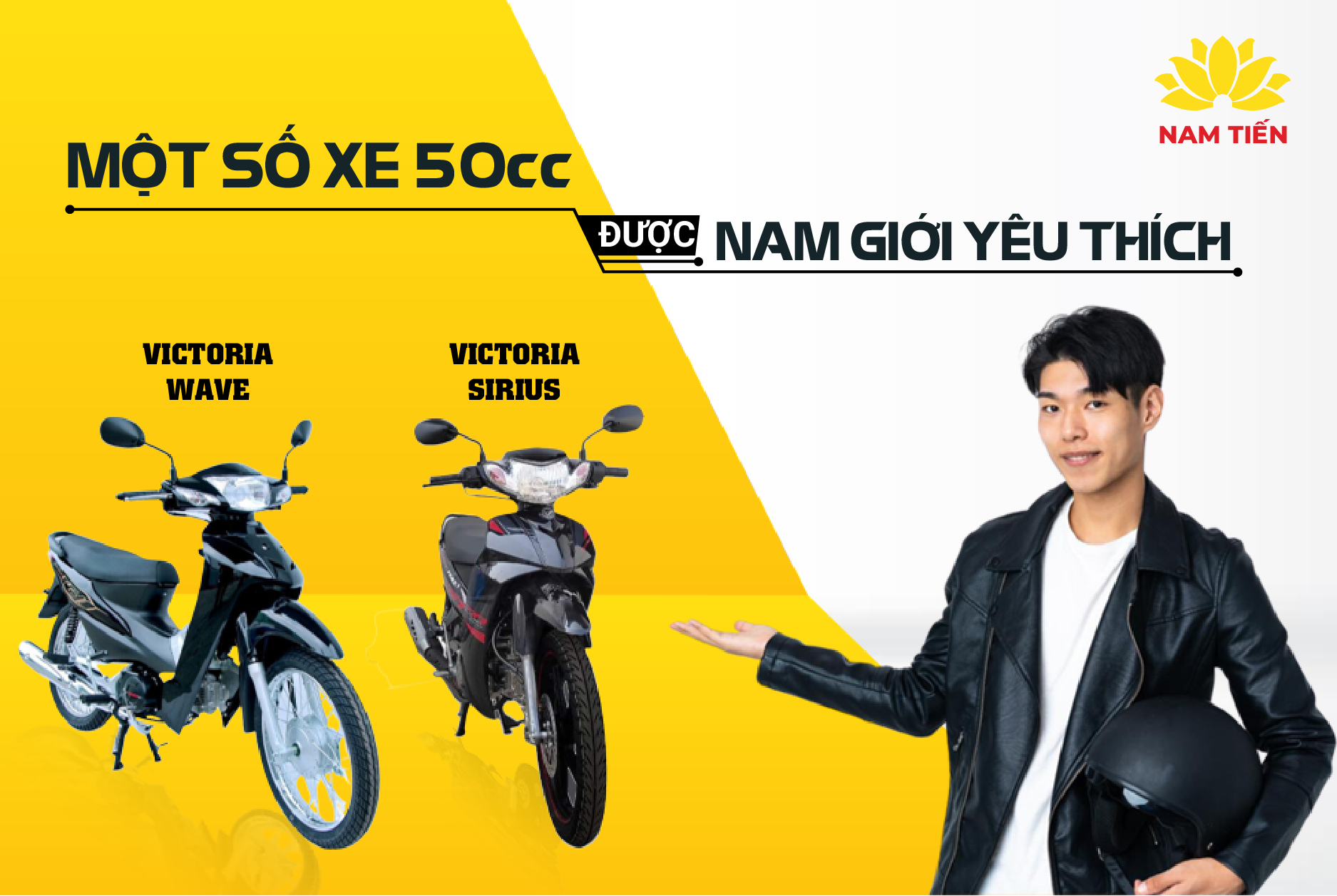 Giới thiệu một số mẫu xe máy 50cc được nam yêu thích của Victoria