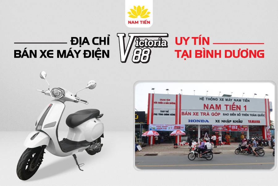 Địa chỉ bán xe máy điện Victoria V88 uy tín tại Bình Dương
