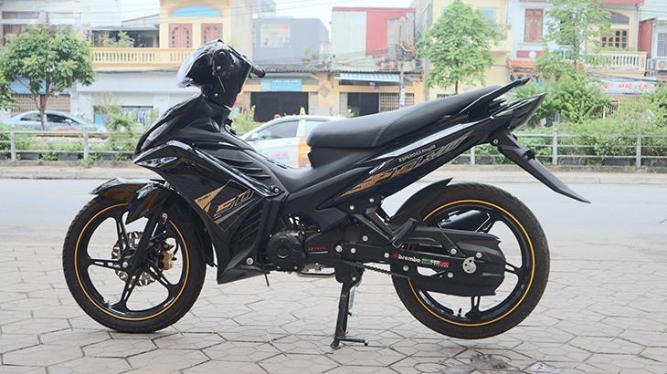 Exciter 50cc màu đen nhám